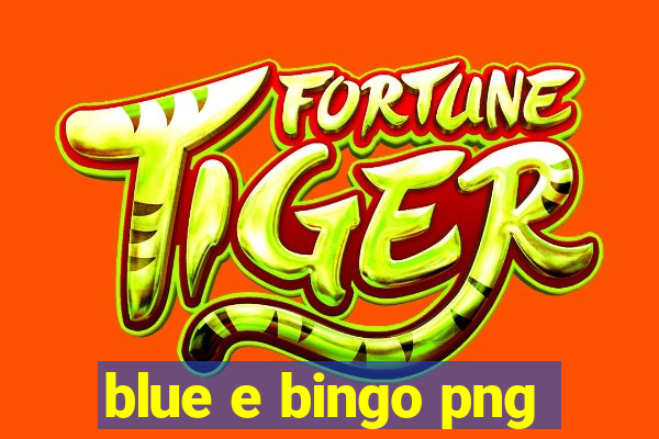 blue e bingo png